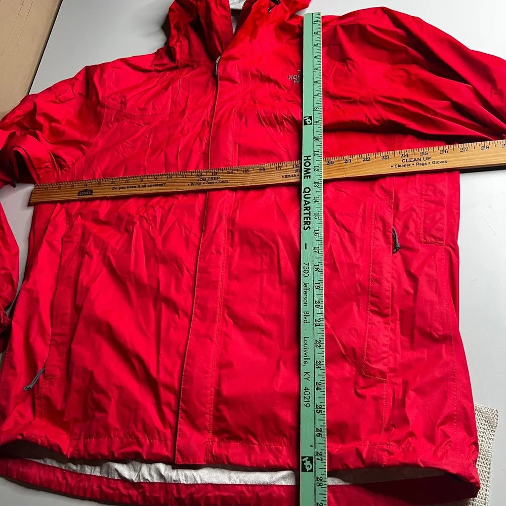 The North Face Mens Venture 2 Rain Jacket Red Waterproof Hooded Shell XL
